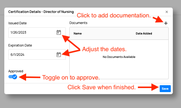 Manage expiration dates in Users