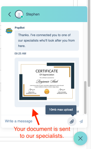 Sample Document in Chat-1