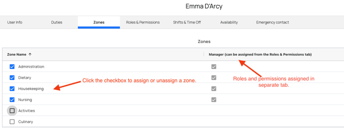 assign zones in users-1