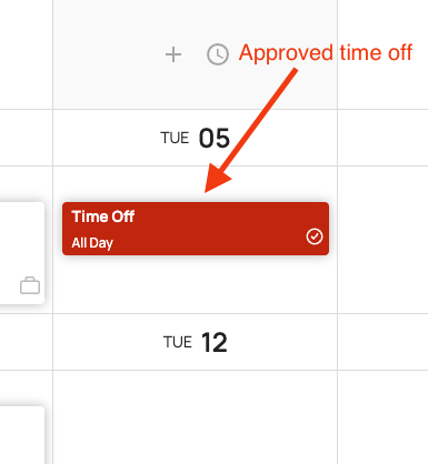 time off approved